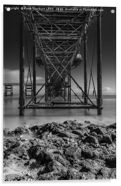 Mumbles Pier Acrylic by Keith Thorburn EFIAP/b