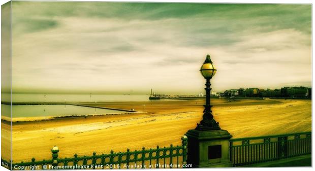 Margate by the sea Canvas Print by Framemeplease UK