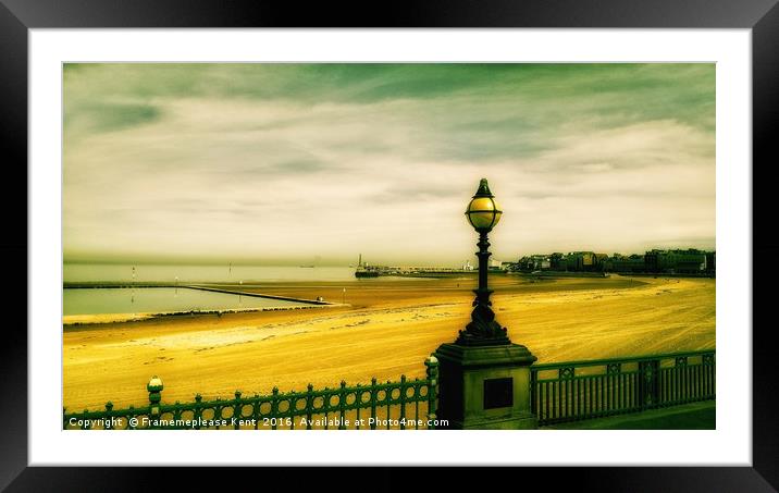 Margate by the sea Framed Mounted Print by Framemeplease UK