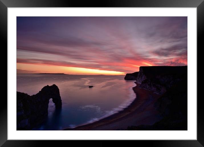 Durdle Door            Framed Mounted Print by Kevin OBrian