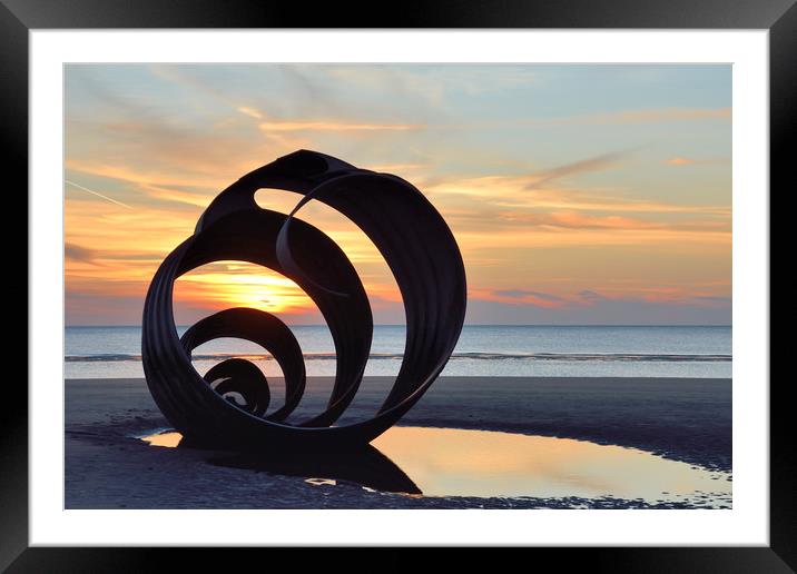 Mary's Shell At Sunset Framed Mounted Print by Gary Kenyon