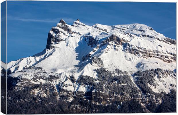 French Alps Canvas Print by David Hare