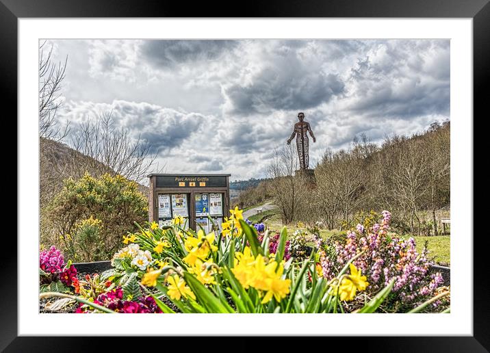 The Flower Guardian Framed Mounted Print by Steve Purnell