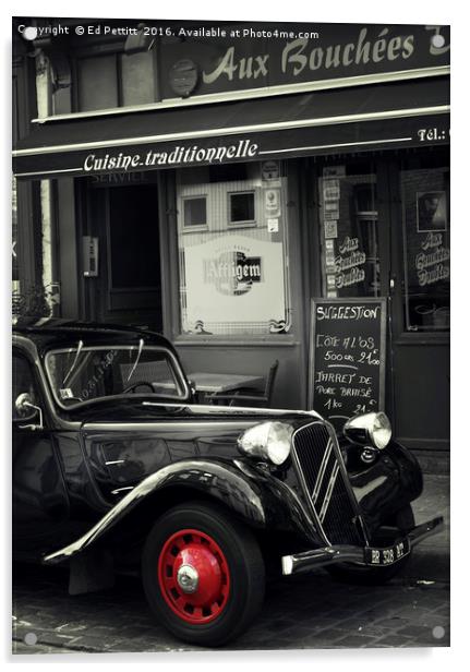 Lille, French Retro Acrylic by Ed Pettitt