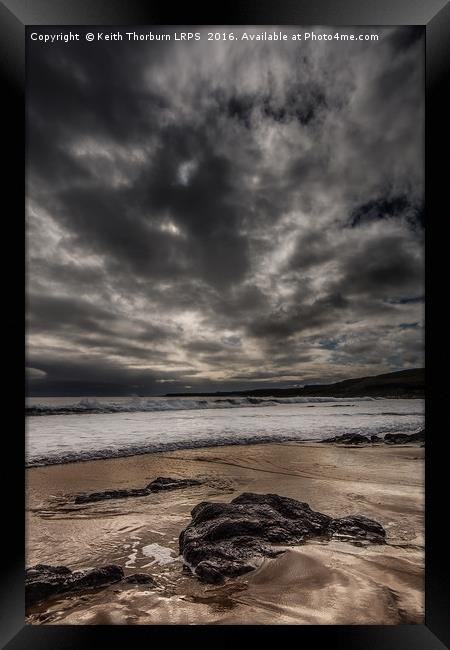 Coldingham Bay Beach Framed Print by Keith Thorburn EFIAP/b