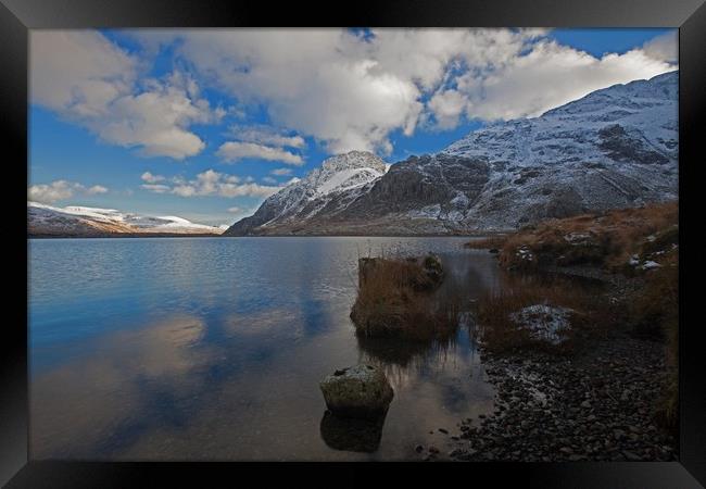 Winter in North Wales Framed Print by Stephen Prosser