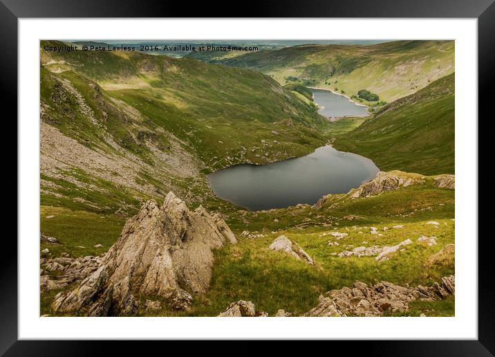 Haweswater Framed Mounted Print by Pete Lawless