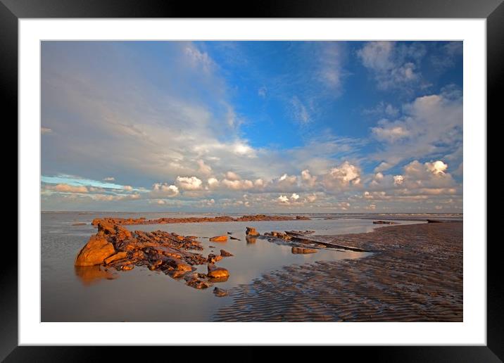 Seascape Framed Mounted Print by Stephen Prosser