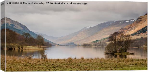 Loch Voil from Balquhidder Canvas Print by Michael Moverley