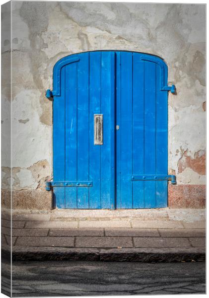 Helsingor Blue Doors Canvas Print by Antony McAulay