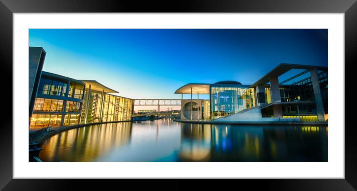 Parliament Pano Framed Mounted Print by Nathan Wright