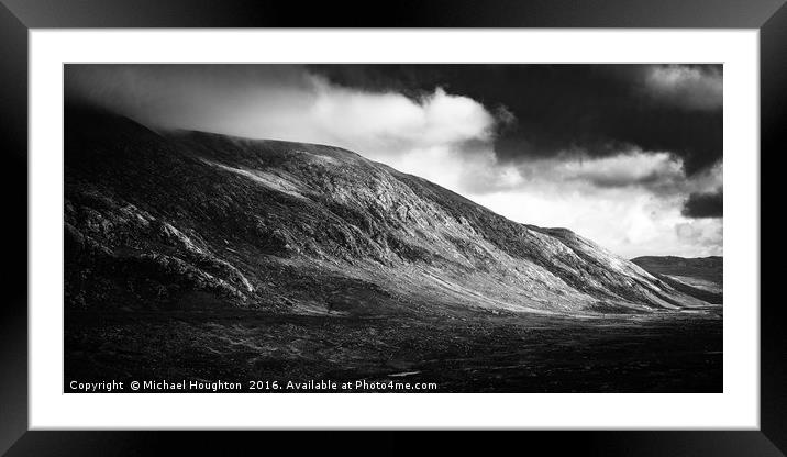 Light in the Glen Framed Mounted Print by Michael Houghton