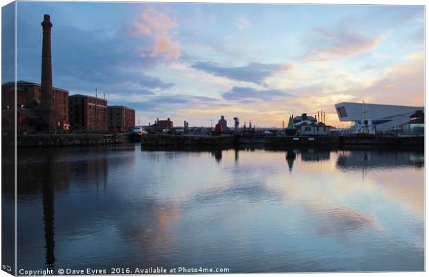 Canning Dock Canvas Print by Dave Eyres