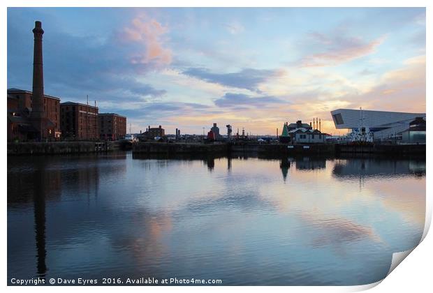 Canning Dock Print by Dave Eyres