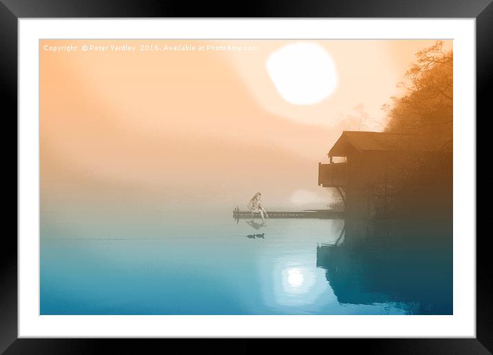 Quiet Contemplation Framed Mounted Print by Peter Yardley