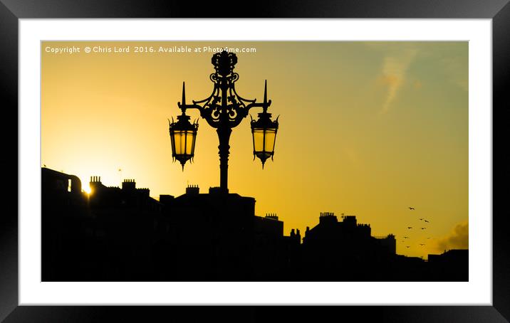 Sunrise In Brighton Framed Mounted Print by Chris Lord