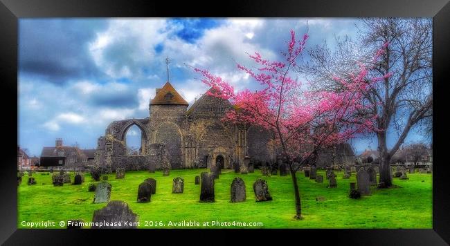 Final Resting Place in Spring  Framed Print by Framemeplease UK