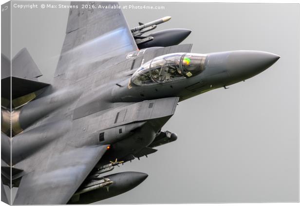The mighty F15 Canvas Print by Max Stevens