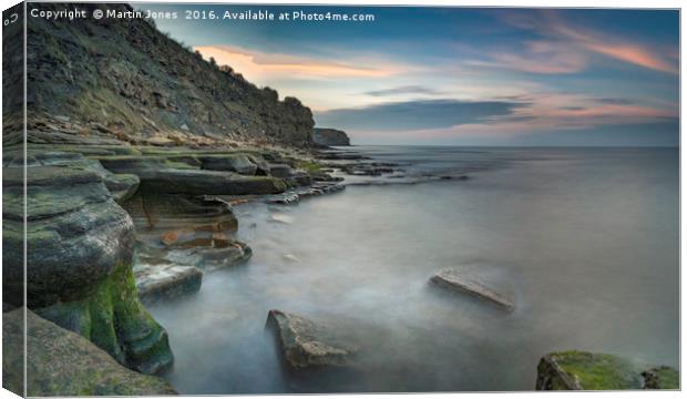 The Rocks of Old Hartley Canvas Print by K7 Photography