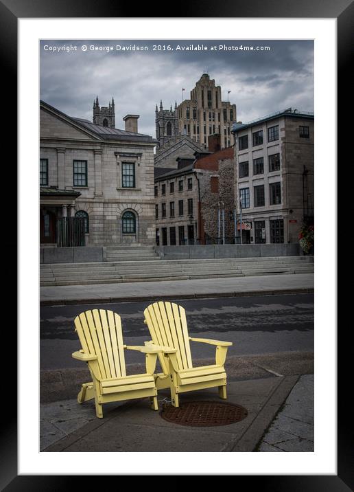Make Yourself at Home Framed Mounted Print by George Davidson