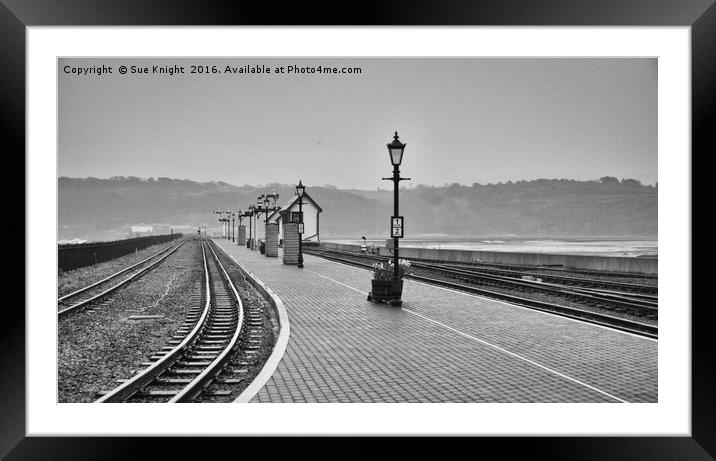 Porthmadog station,North Wales Framed Mounted Print by Sue Knight