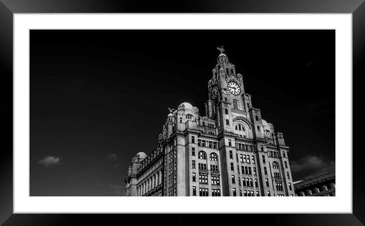 Royal Liver Building Framed Mounted Print by James Harrison