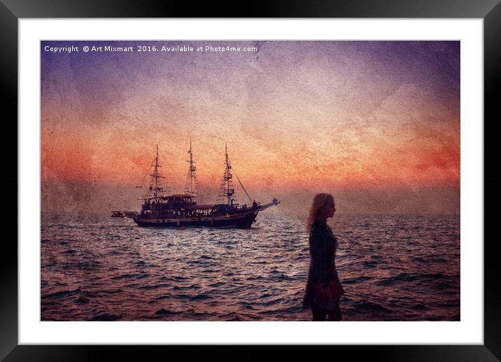 Dreams and Memories Framed Mounted Print by Art Mixmart
