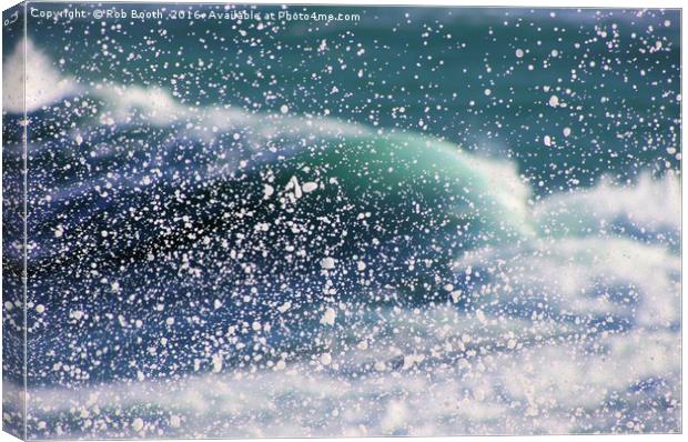 'Ocean Spray' Canvas Print by Rob Booth