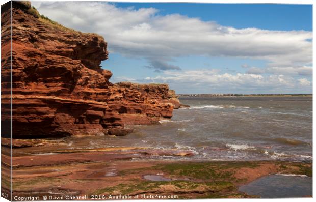Hilbre Island High Tide Canvas Print by David Chennell