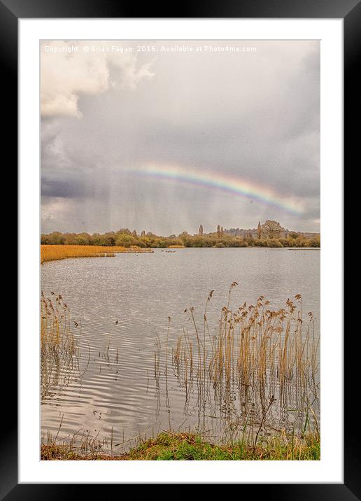 At the end of the storm Framed Mounted Print by Brian Fagan