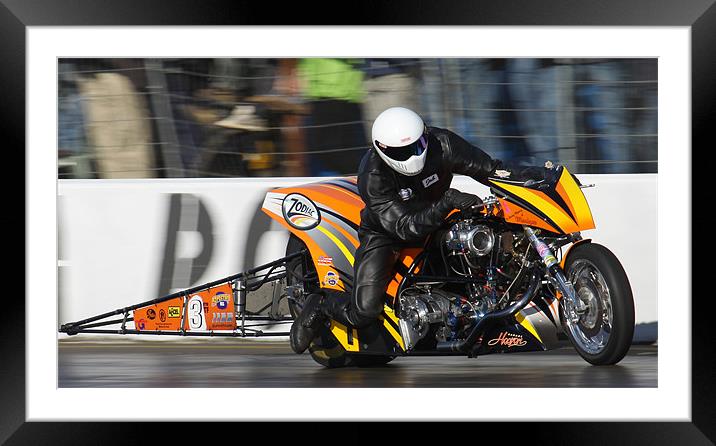 TF3 dragbike Framed Mounted Print by Oxon Images