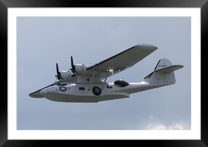 Catalina Flying Boat Framed Mounted Print by David French