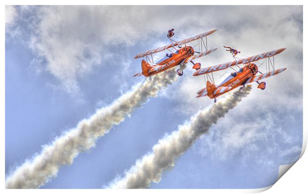 wingwalkers Air Dispaly Print by David French