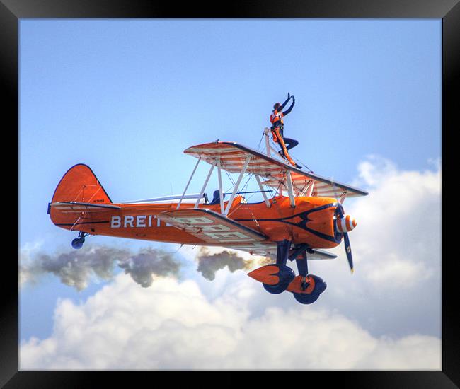 wingwalkers Air Display Framed Print by David French