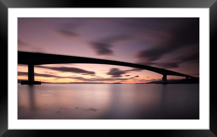 Skye Bridge After Sunset Framed Mounted Print by Grant Glendinning