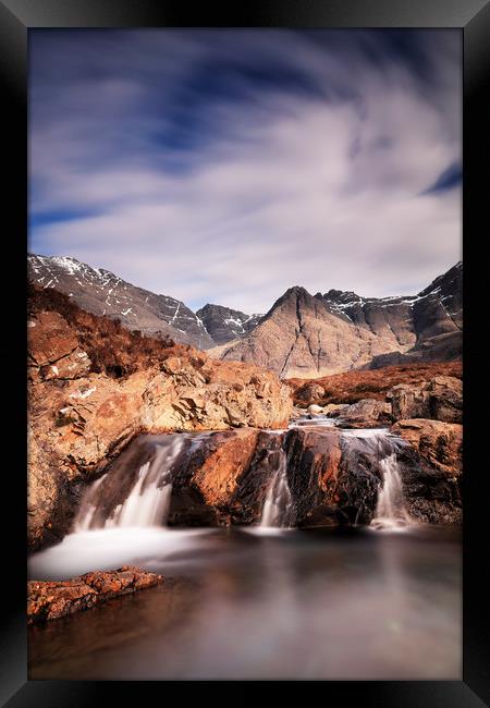 Ghost of the Fairy Pools Framed Print by Grant Glendinning