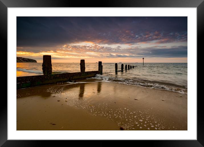 Gentle dawn Framed Mounted Print by Michael Brookes