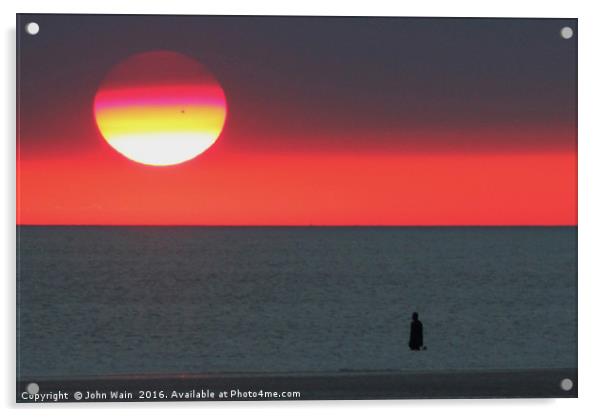 Mercury at Sunset Acrylic by John Wain