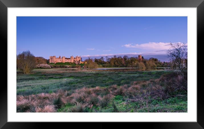 Framlingham Castle and Mere  Framed Mounted Print by Nick Rowland