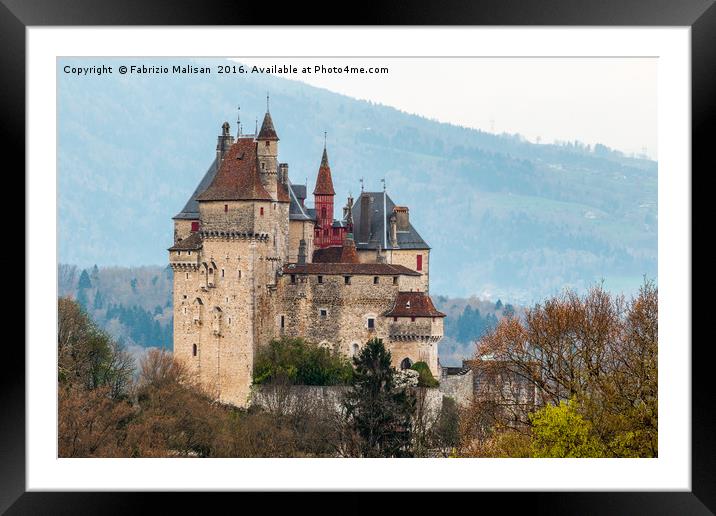 Medieval Castle Framed Mounted Print by Fabrizio Malisan