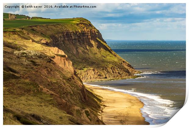 Imposing Cliffs Print by keith sayer