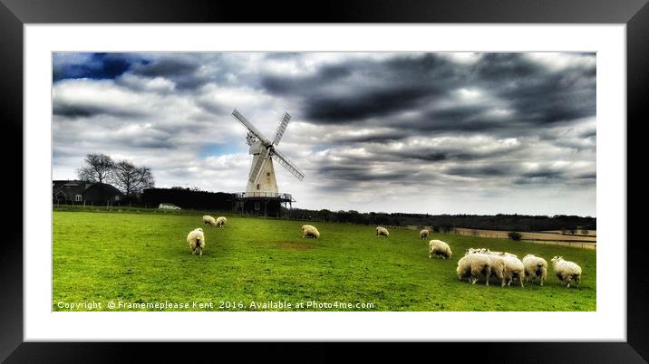 Woodchurch in the Spring  Framed Mounted Print by Framemeplease UK
