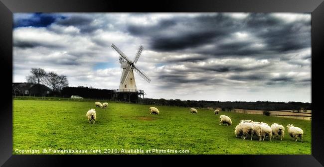 Woodchurch in the Spring  Framed Print by Framemeplease UK