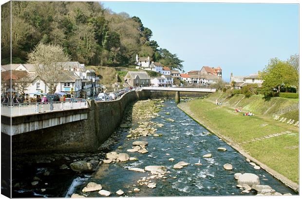 Lynmouth, North Devon Canvas Print by graham young