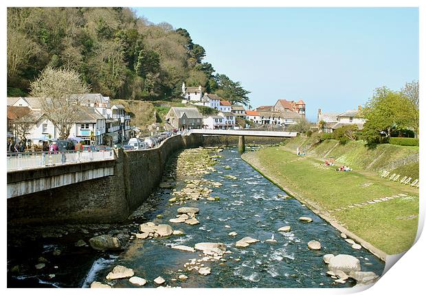 Lynmouth, North Devon Print by graham young