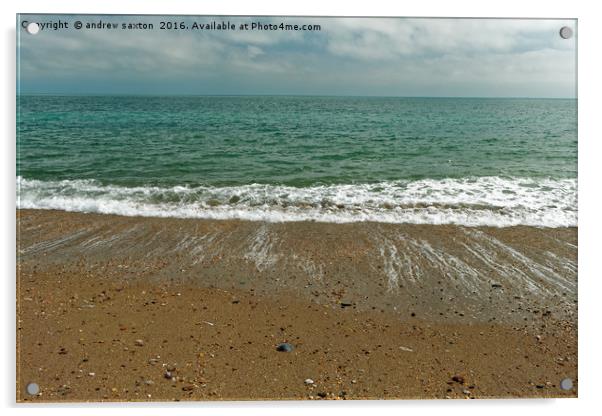 THE SEA Acrylic by andrew saxton