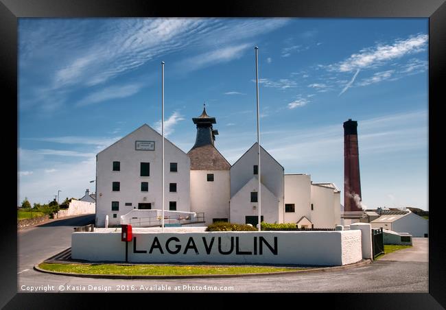 Lagavulin Distillery, Isle of Islay, Scotland Framed Print by Kasia Design