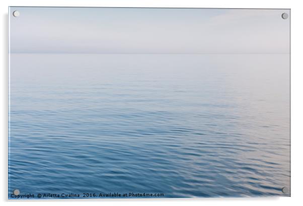 Calming Baltic Sea horizon view Acrylic by Arletta Cwalina