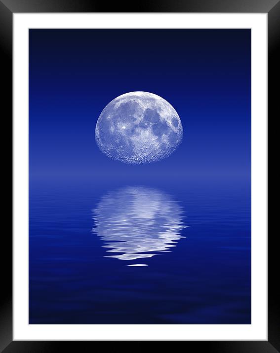 Moonrise Framed Mounted Print by William AttardMcCarthy