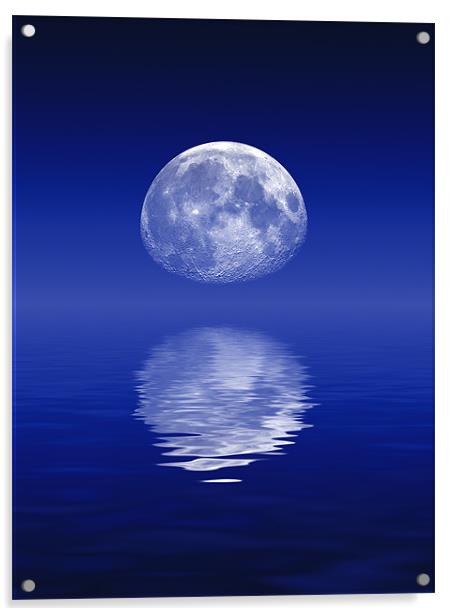 Moonrise Acrylic by William AttardMcCarthy